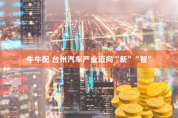 牛牛配 台州汽车产业迈向“新”“智”